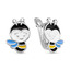 Детские серебряные серьги с Пчелками 3309952Д